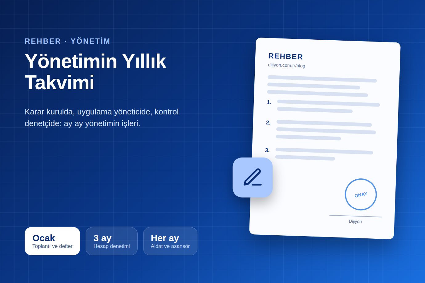 Apartman yönetim kurulu üyeleri masada yıllık iş takvimini planlıyor