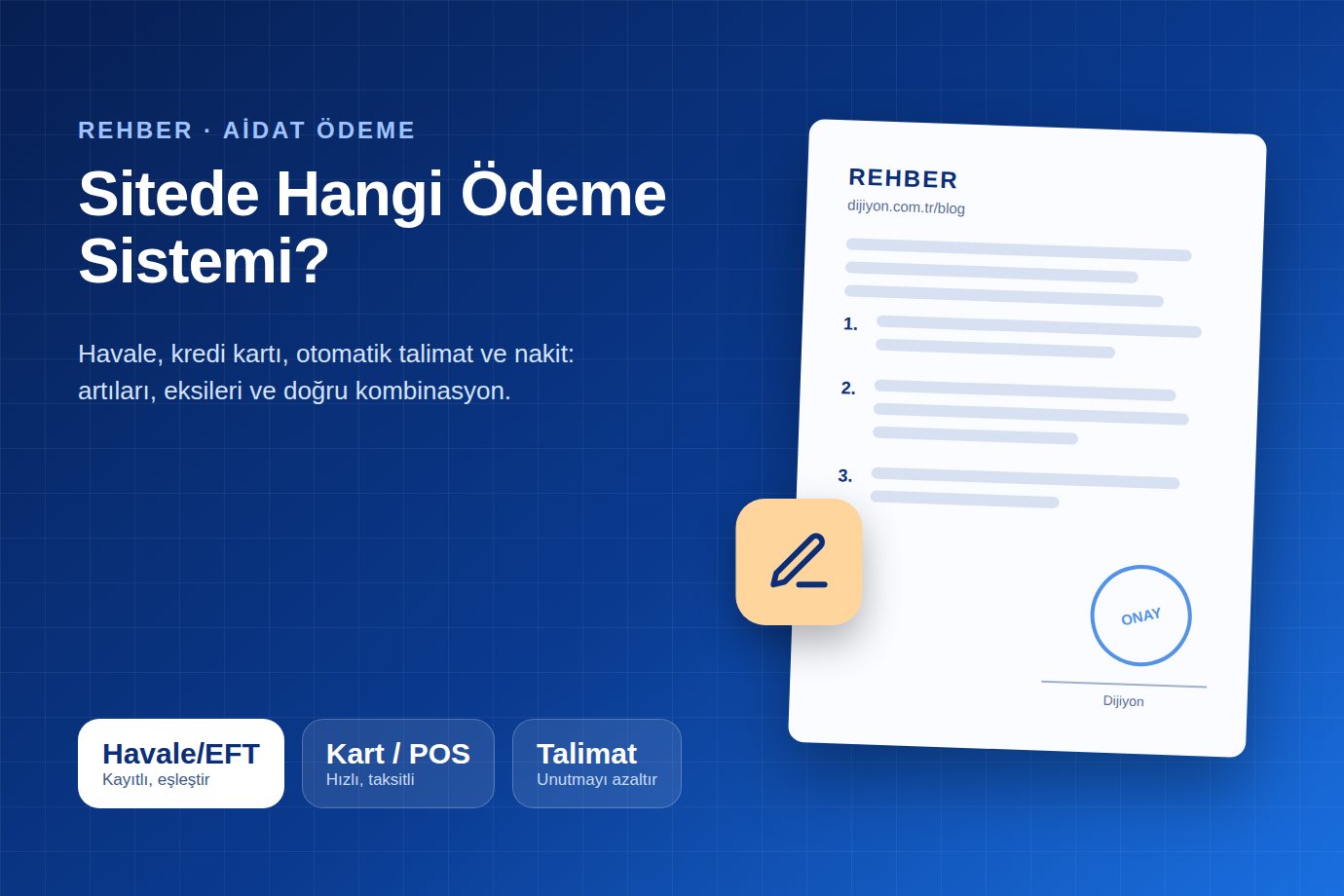 Site sakini aidatını telefonundan kredi kartıyla ödüyor